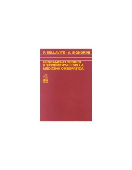Fondamenti teorici e sperim. della med. omeopatica