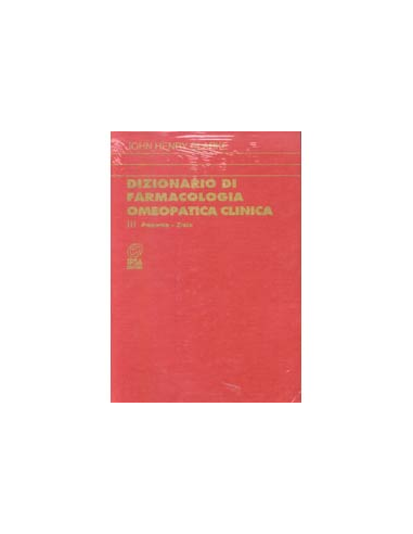Dizionario di farmacologia omeopatica clinica