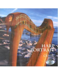 Harp portrait Celtic