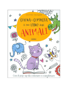 Colora e Completa il Tuo Libro degli Animali