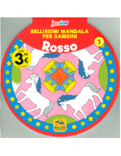 Bellissimi Mandala per Bambini - Rosso - Vol. 1