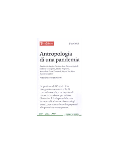 Antropologia di una Pandemia