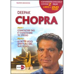Deepak Chopra (Libro+2 DVD)Conoscere Dio E' Conoscere  Te Stesso  (Film 1)Le Sette Leggi Spirituali del Successo (Film 2)