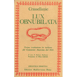 Lux Obnubilata prima edizione italianan del Commneto Anonomo del 1666