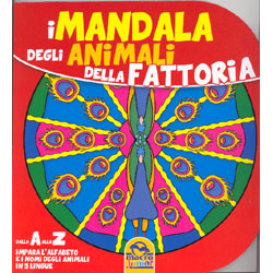 I Mandala degli Animali della Fattoria Dalla A alla Z - Impara l'alfabeto e i nomi degli animali in 5 lingue!