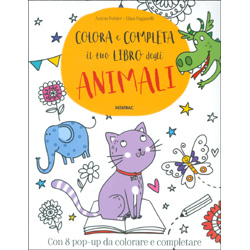 Colora e Completa il Tuo Libro degli AnimaliCon 8 pop-up da colorare e completare
