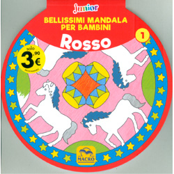 Bellissimi Mandala per Bambini - Rosso - Vol. 1