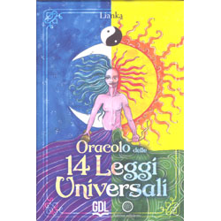 Oracolo delle 14 Leggi Universali 44 carte con libretto di istruzioni di 80 pagine