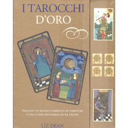I Tarocchi d'OroInclude un mazzo completo di tarocchi e una guida illustrata di 64 pagine