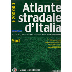 Atlante Stradale d'Italia SUD1:200.000 Campania - Puglia - Basilicata - Calabria - Sicilia