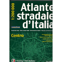 Atlante stradale d'Italia CENTRO1:200.000 Toscana - Umbria - Marche - Lazio - Abruzzo - Molise - Sardegna