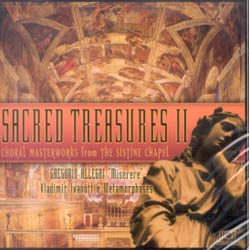 CHORAL MASTERWORKS FROM SISTINE CHAPEL